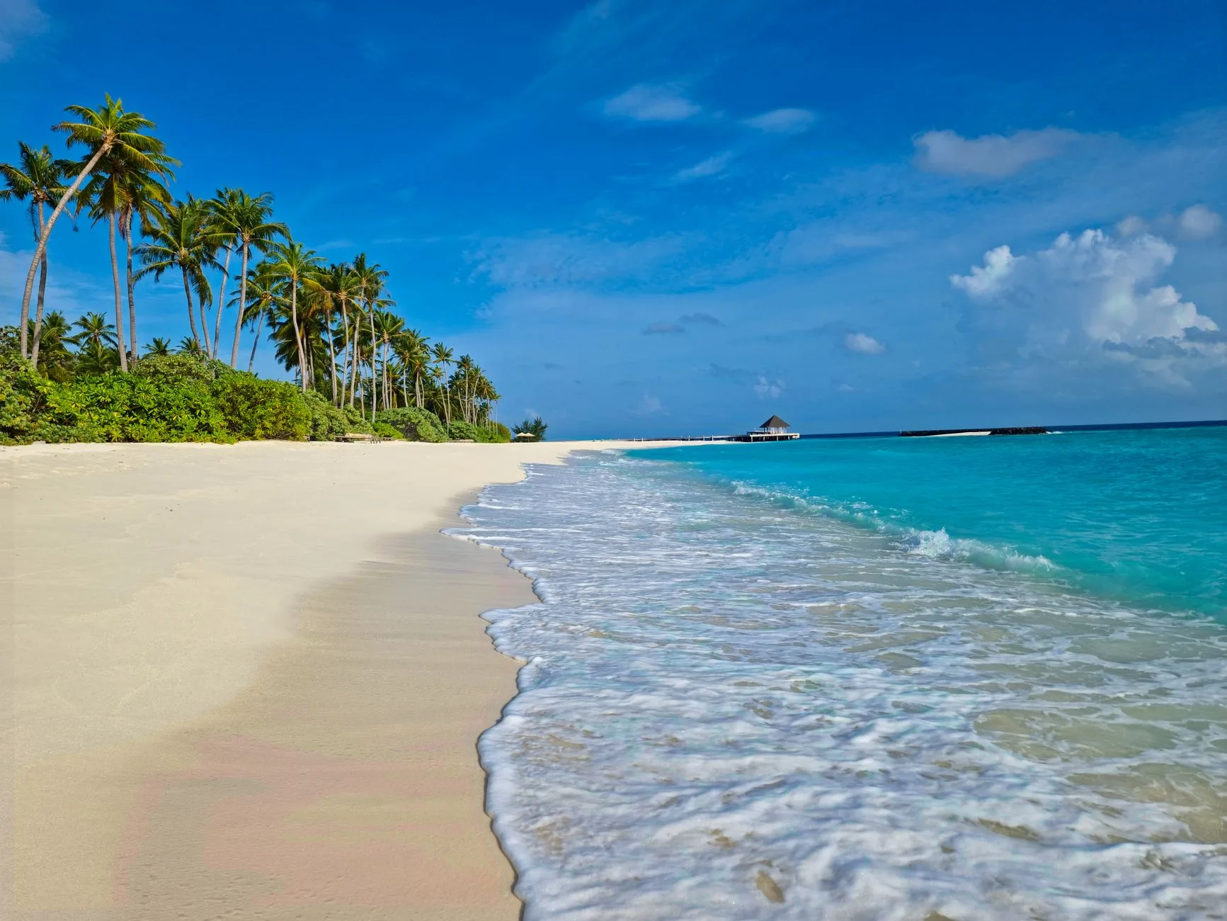 ️ La plage d'Hulhumalé : la plus accessible des Maldives